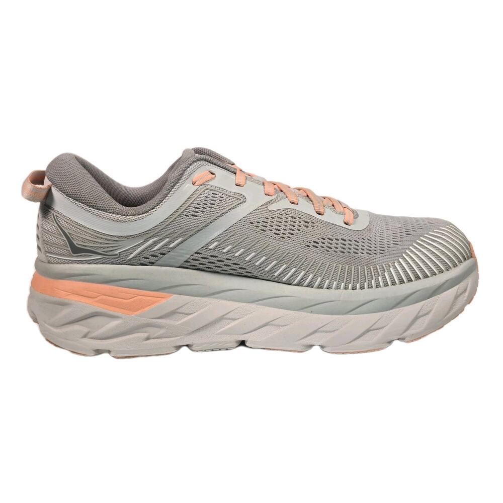 Hoka One One Bondi 7 Harbor Mist/Sharkskin Women's Sz 9 Athletic Shoes Sneakers - Picture 3 of 9